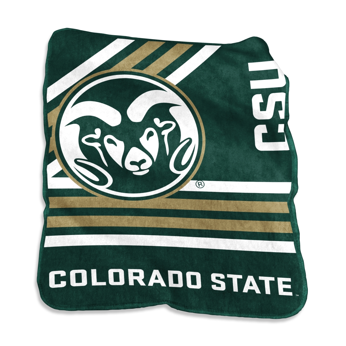 127-26C Colorado State Raschel Throw