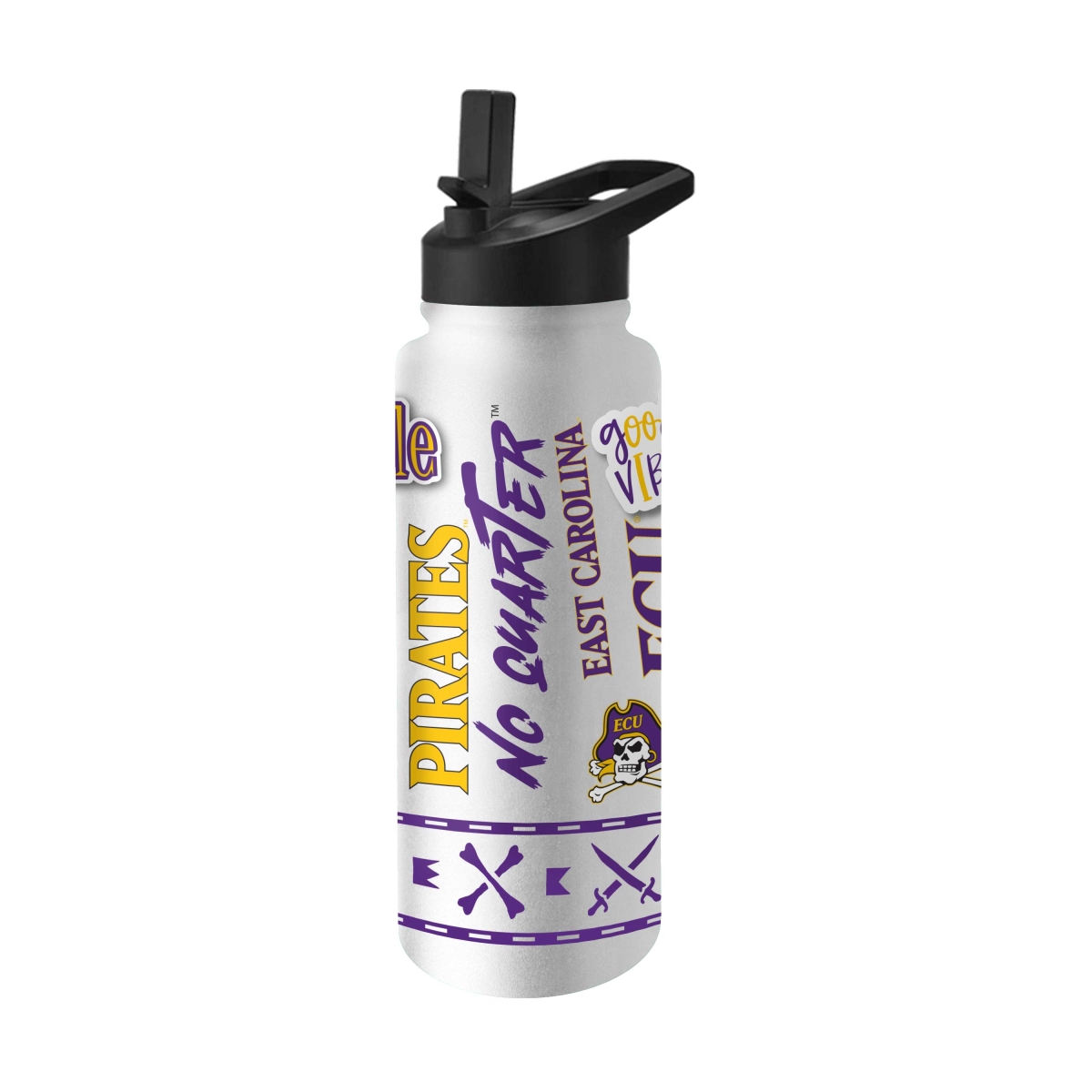131-S34QB-63 34 oz East Carolina Native Quencher Bottle