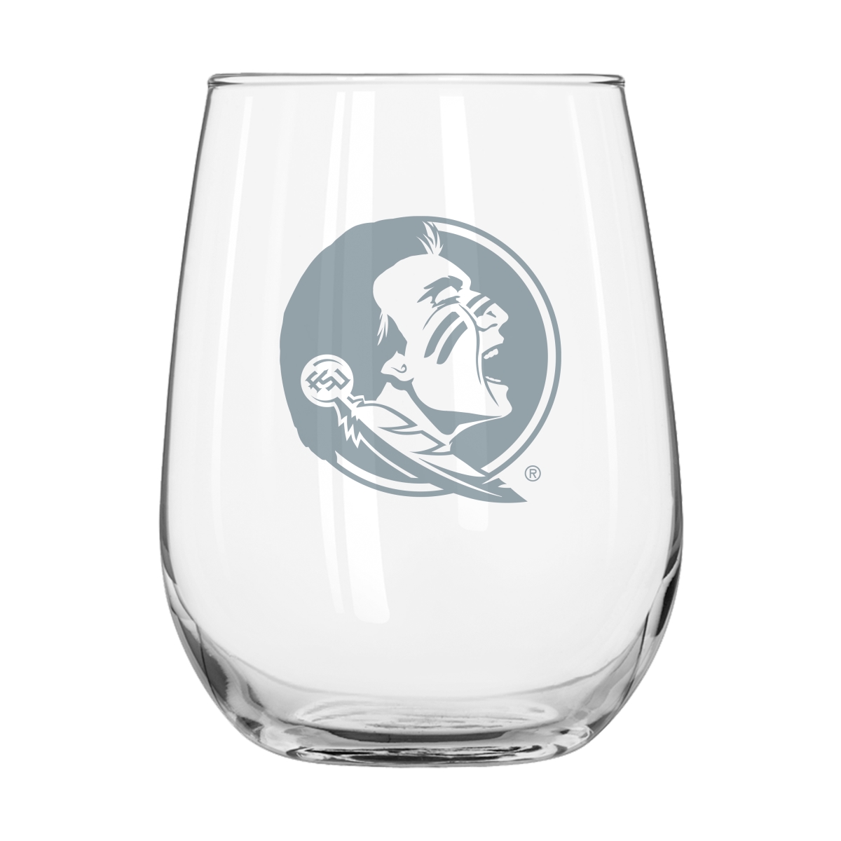 136-G16CB-9 FL State 16 oz Etched Glass Curved Beverage