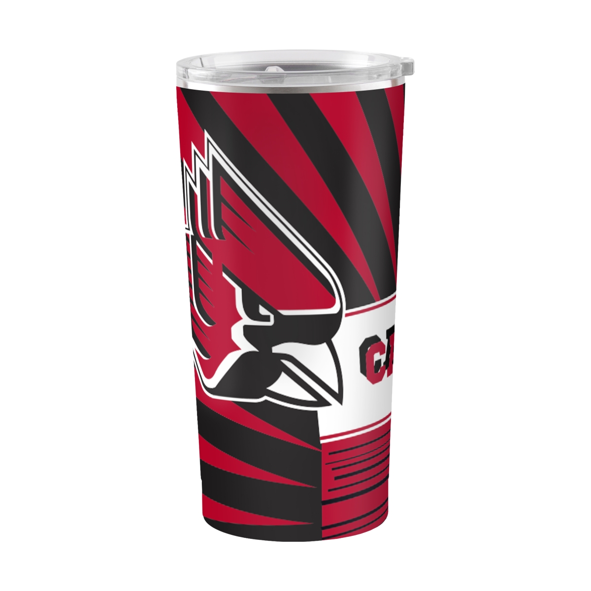 Picture of Logo Brands 115-S20T-14 20 oz Ball State Mascot Stainless Tumbler