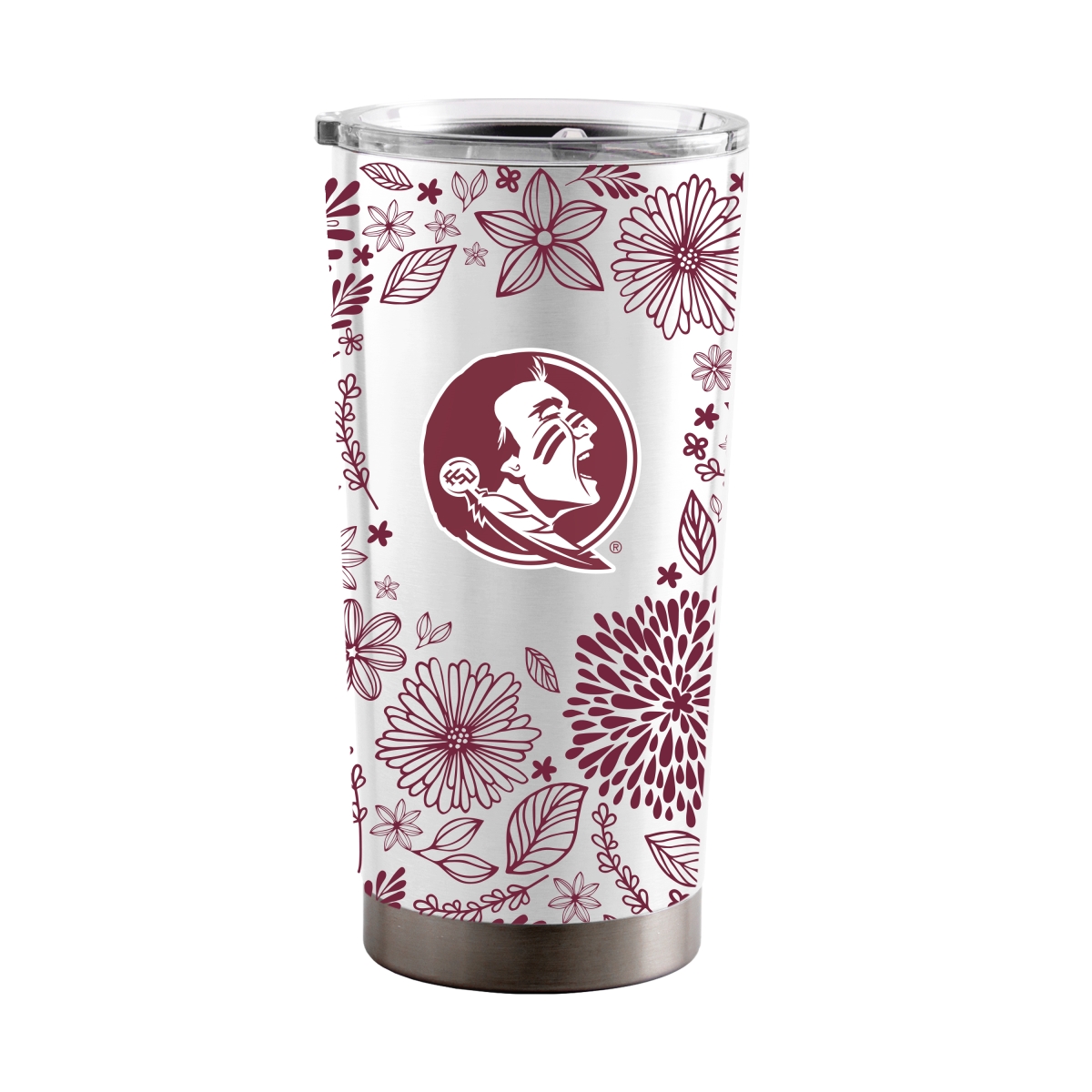 Picture of Logo Brands 136-S20T-52 FL State 20 oz Botanical Stainless Steel Tumbler