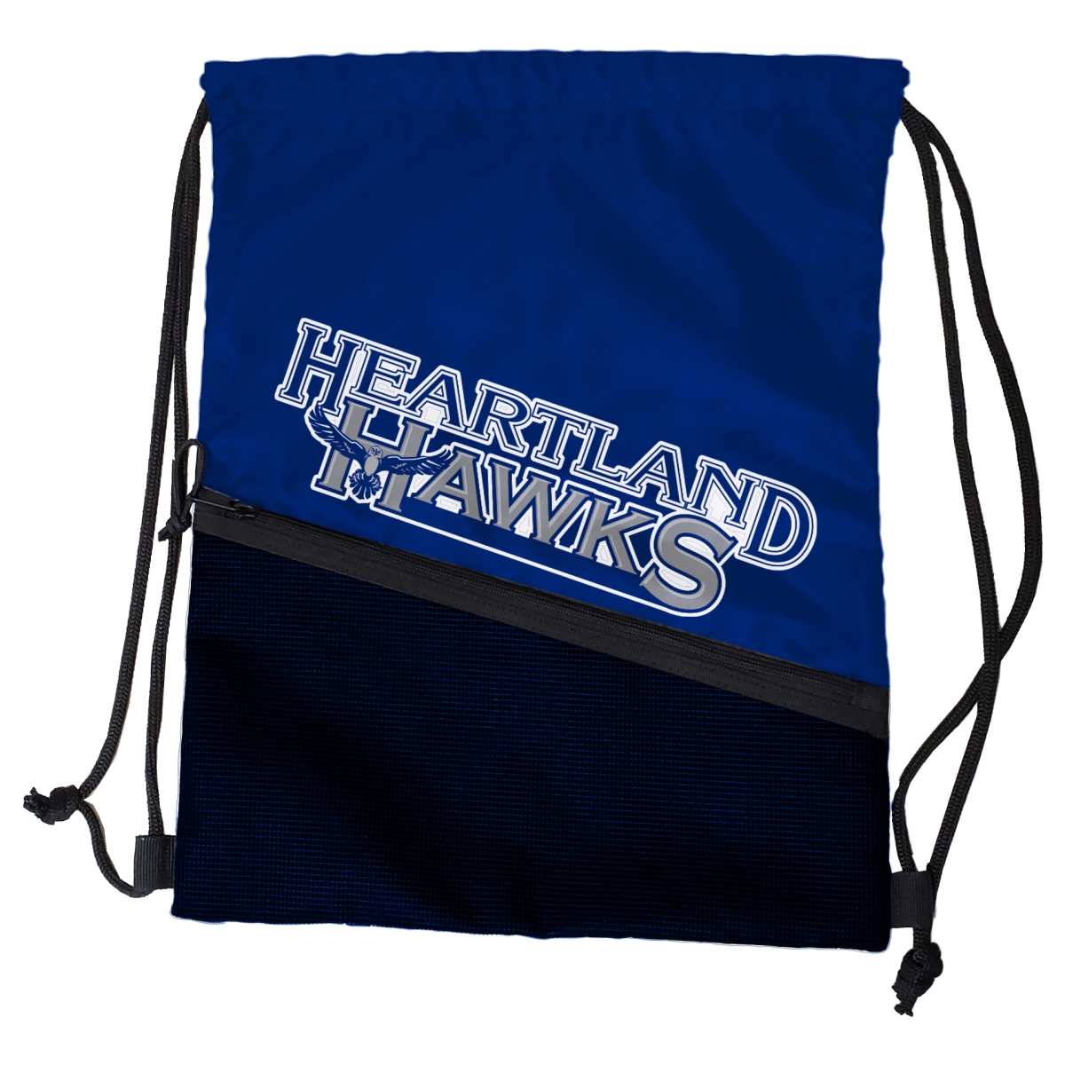 Picture of Logo Brands 1044-871 Heartland Community College Tilt Backsack