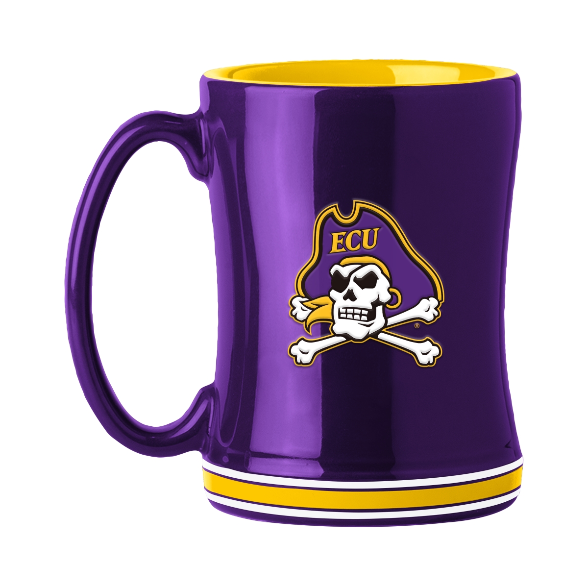 131-C14RM East Carolina 14 oz Relief Mug