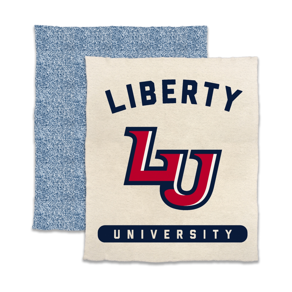 Picture of Logo Brands 129-281-74 Liberty University Luxe Prime Dreams Throw