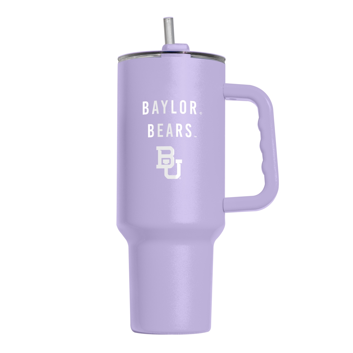 Picture of Logo Brands 111-S40PT-LVD-38 Baylor Bears 40 oz Tonal Powder Coat Tumbler