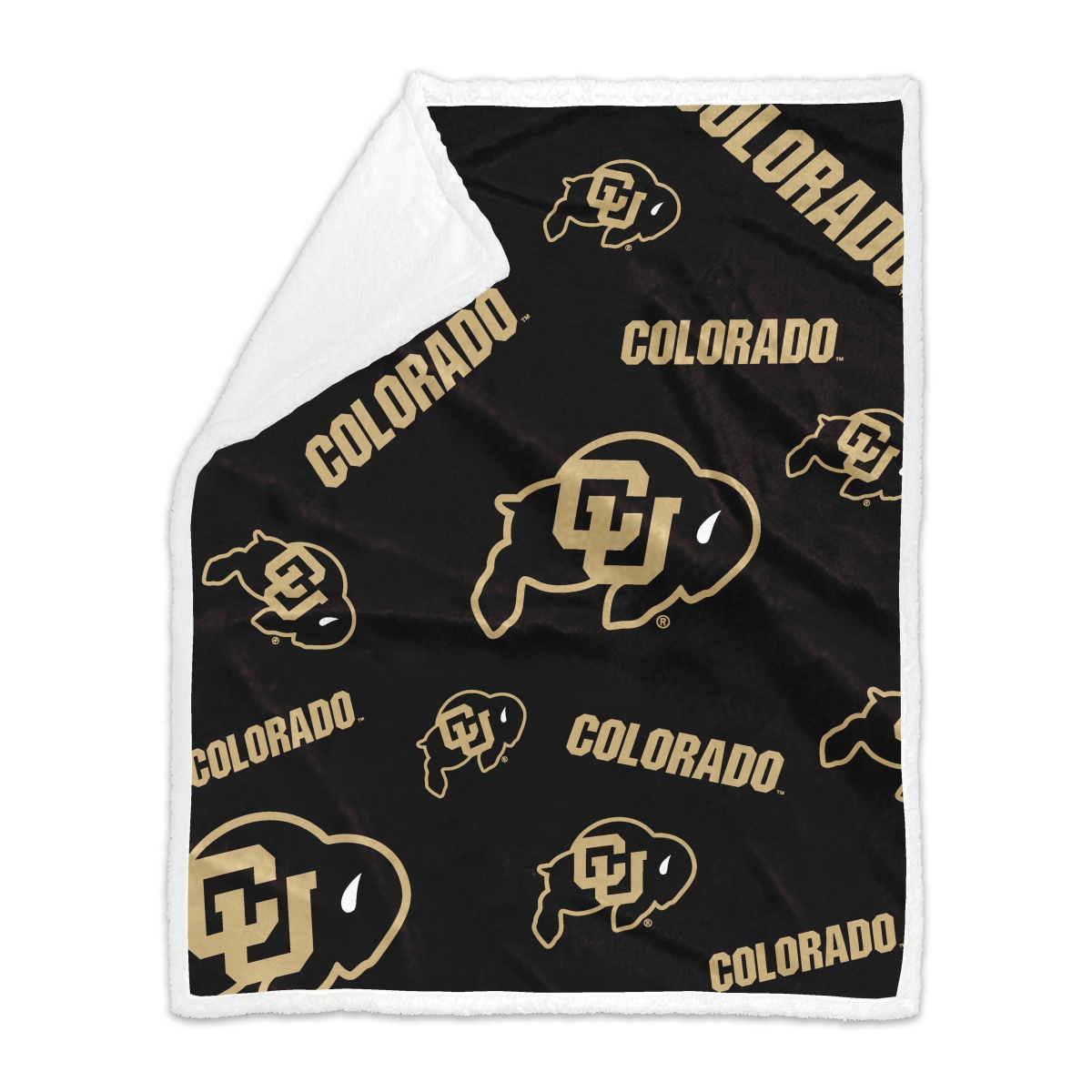 126-24SX-4 60 x 70 in. Colorado Repeating Plush Sherpa Throw