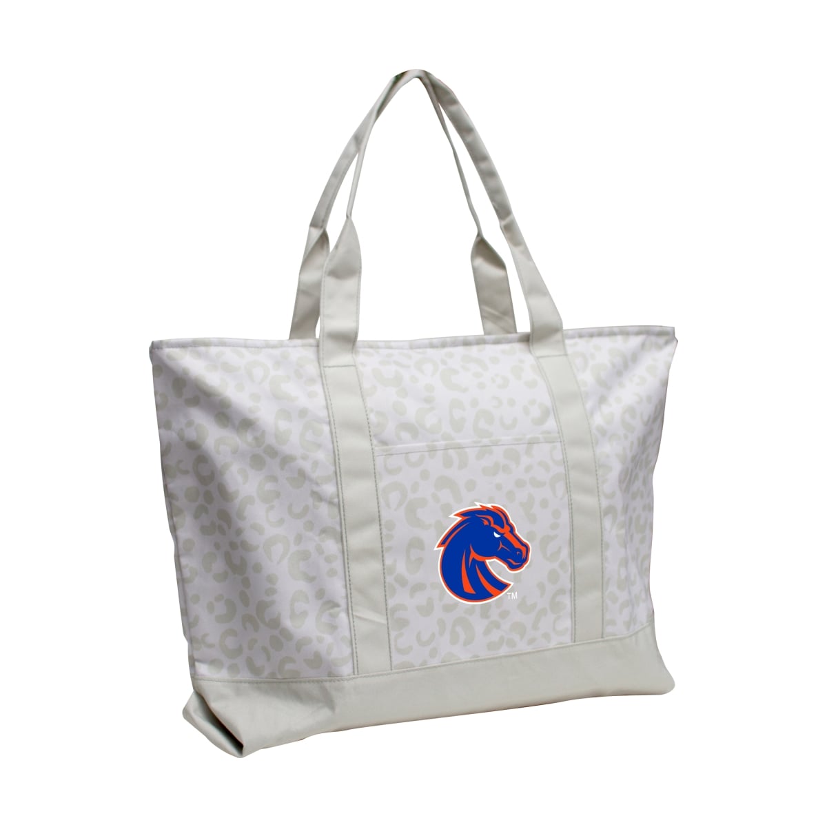 112-67P-L1 Boise State Leopard Pattern Tote