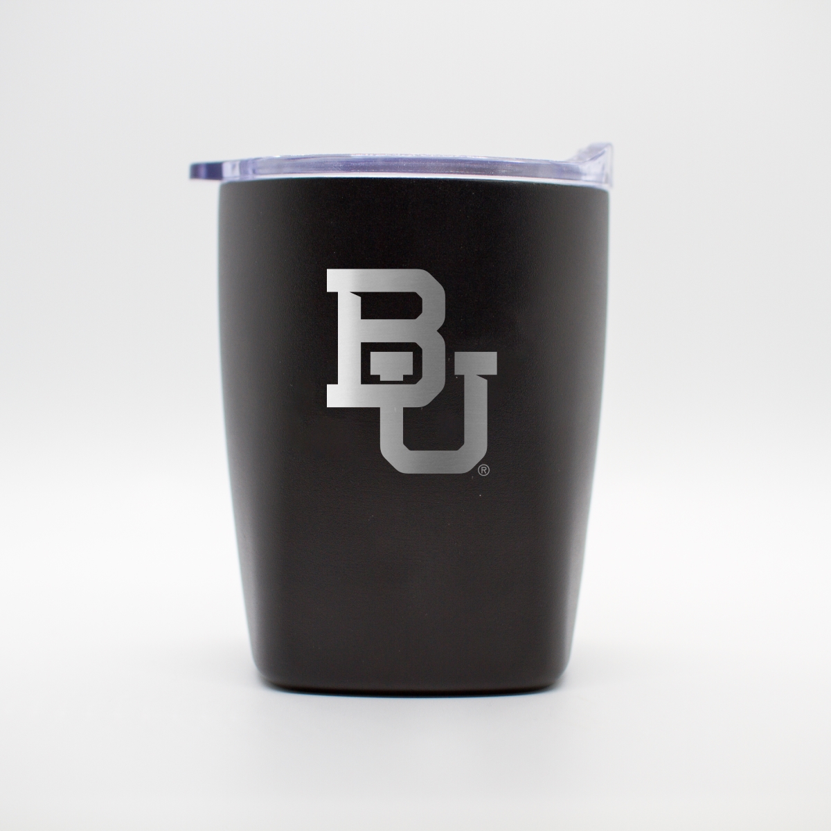 Picture of Logo Brands 111-S14PR-BLK-9 Baylor Bears 10 oz Etch Powdercoat Rocks Tumbler