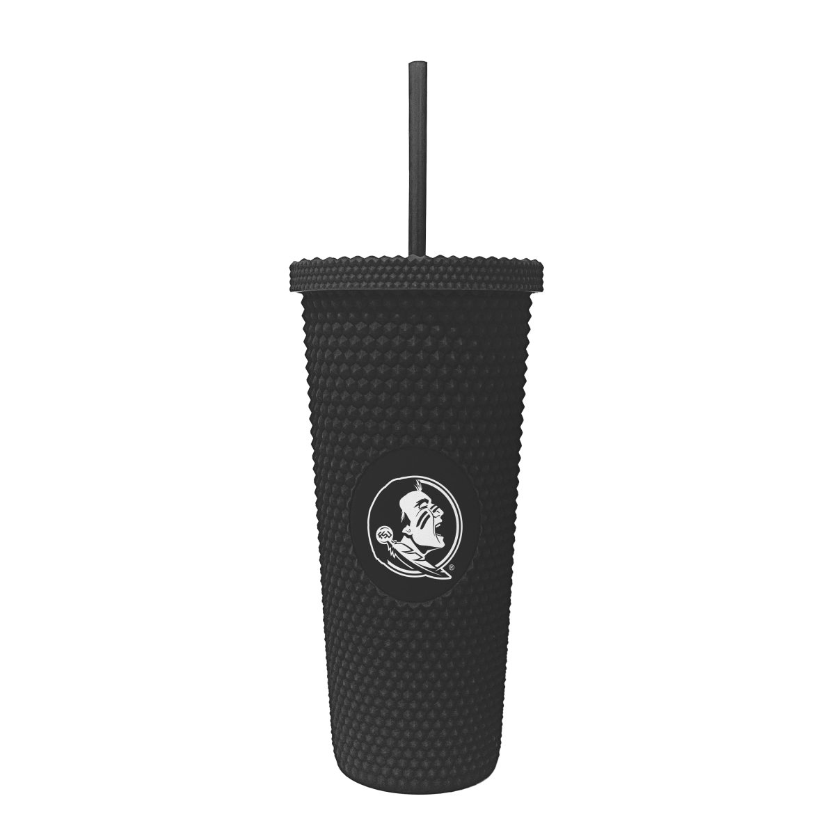 Picture of Logo Brands 136-P24ST-BLK FL State Black 24 oz Studded Tumbler