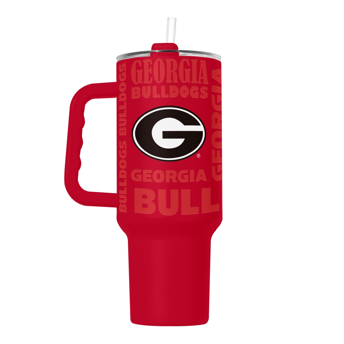 Picture of Logo Brands 142-S40PT-73 Georgia 40 oz Replay Powder Coat Tumbler