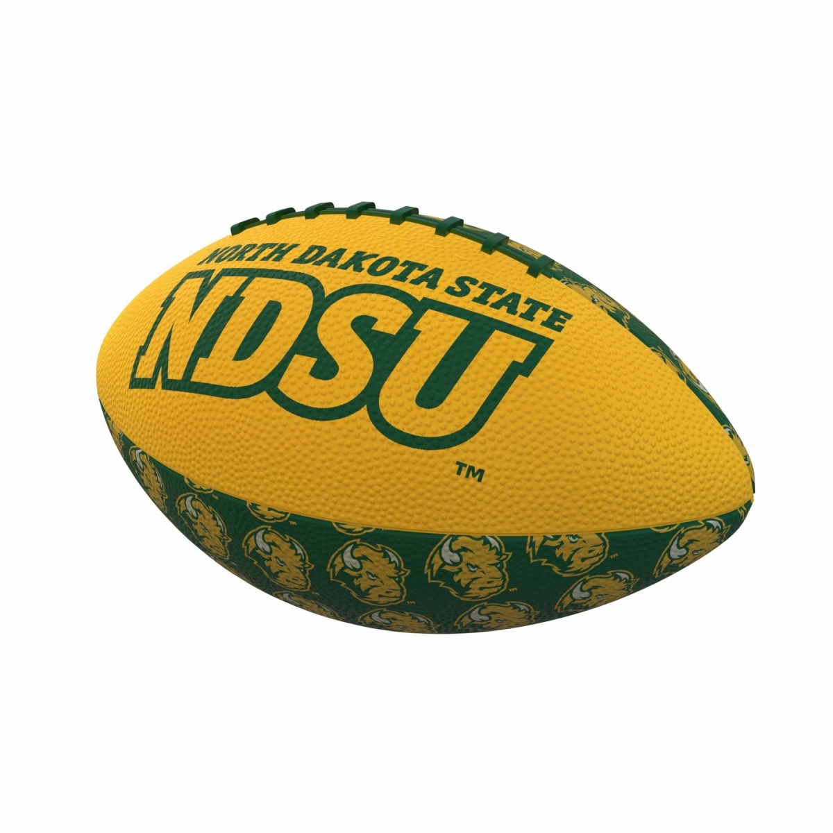 NCAA North Dakota State Bison Repeating Mini-Size Rubber Football