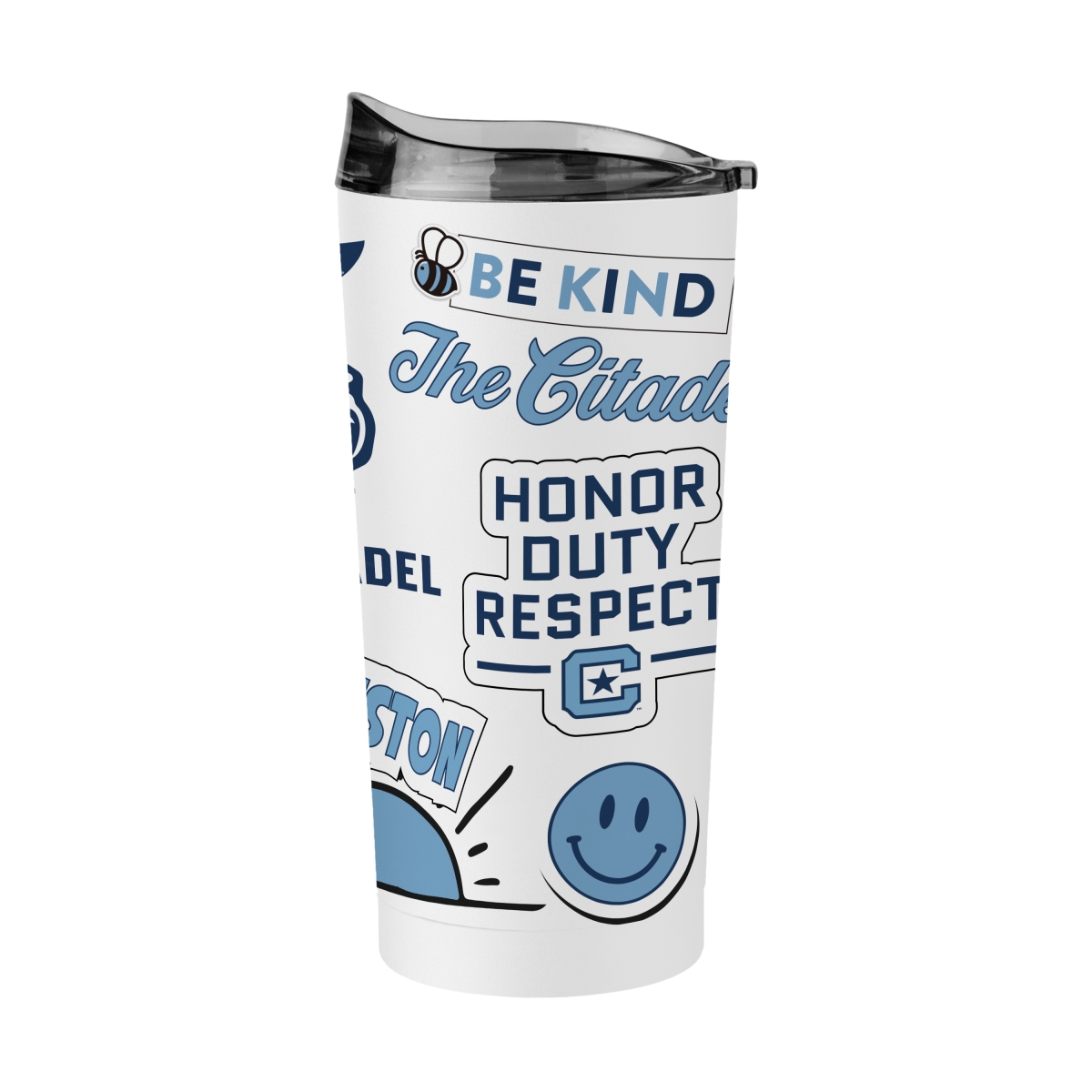Picture of Logo Brands 122-S20PT-63 20 oz Citadel Native Powder Coat Tumbler