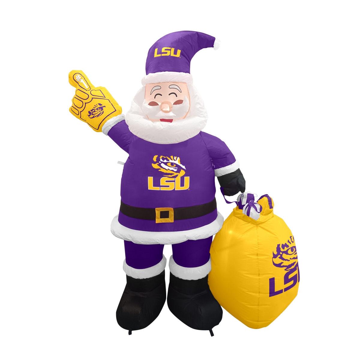 162-100-SC LSU Yard Inflatable Santa Claus