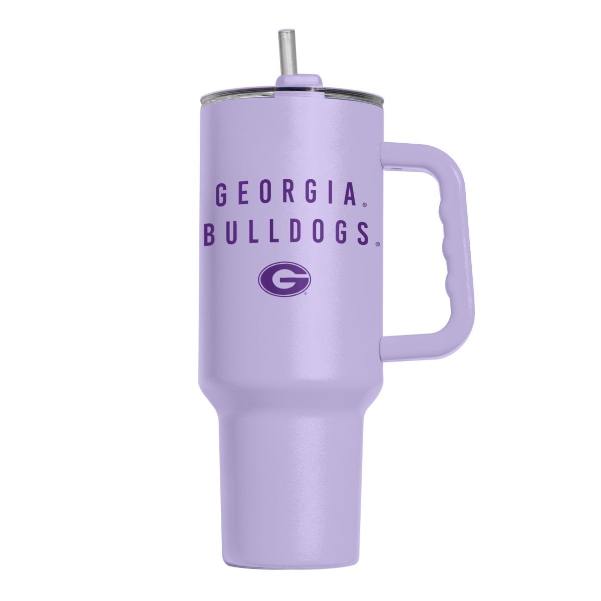 Picture of Logo Brands 142-S40PT-LVD-38 Georgia 40 oz Tonal Lavender Powder Coat Tumbler