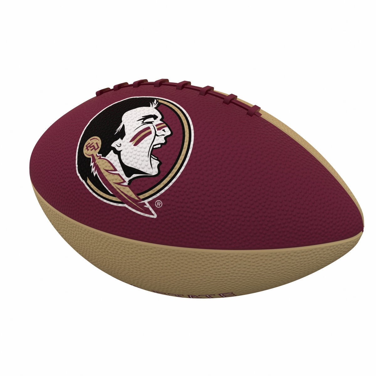 136-93JR-2 FL State Pinwheel Logo Junior Size Rubber Football