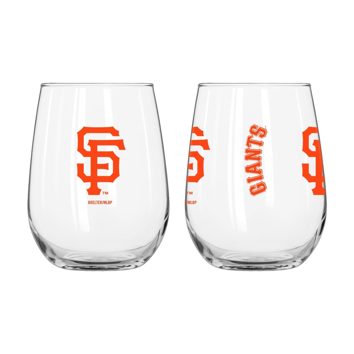 16 oz MLB San Francisco Giants Gameday Curved Beverage Glass