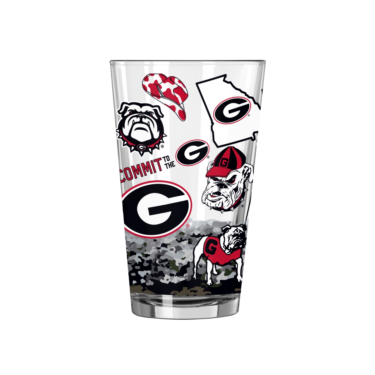 142-G16P-63 Georgia 16 oz Native Pint Glass