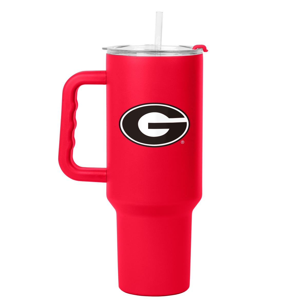Picture of Logo Brands 142-S40PTC-34 Georgia 40 oz Flipside Powder Coat Tumbler