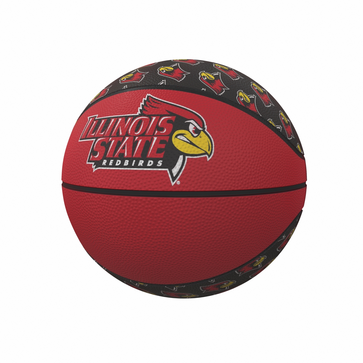 152-91MR-1 IL State Mini-Size Rubber Basketball