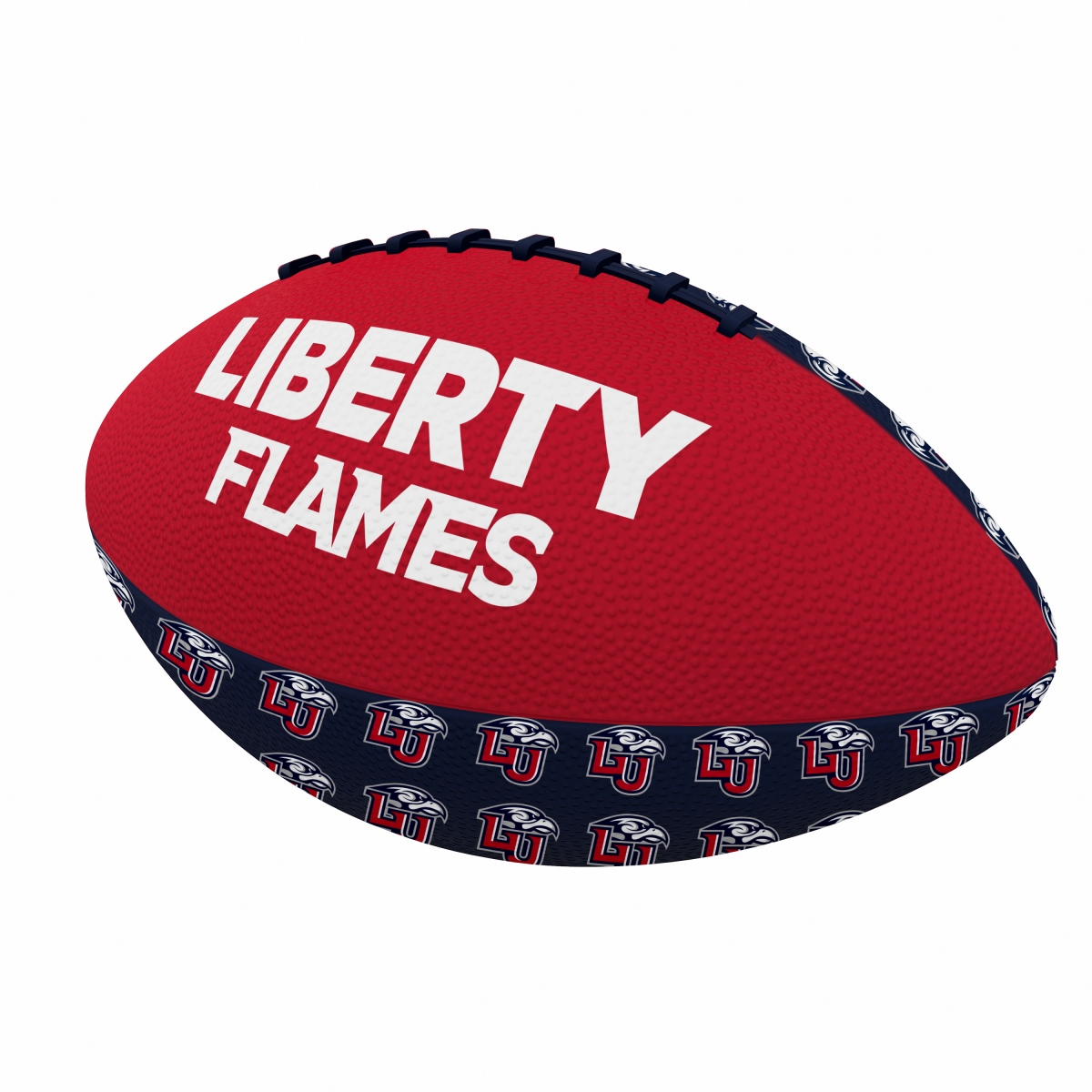 129-93MR-3 Liberty University Mini Size Rubber Footballl