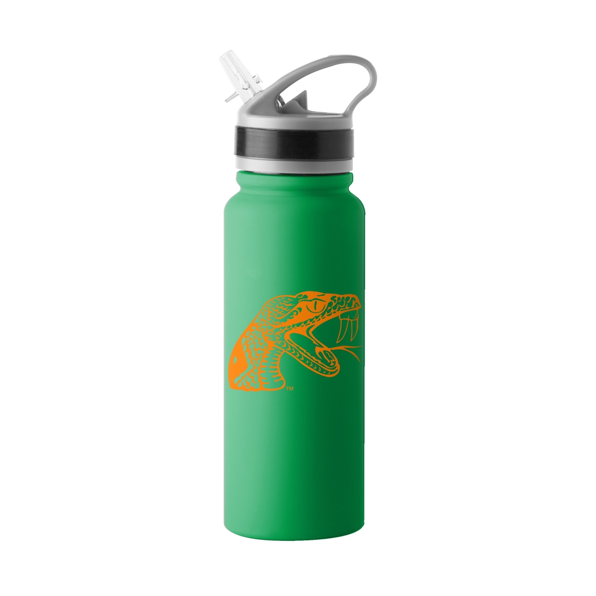 137-S25UFTB-8 Florida A&M 25 oz Logo Stainless Single Wall Flip Top Bottle