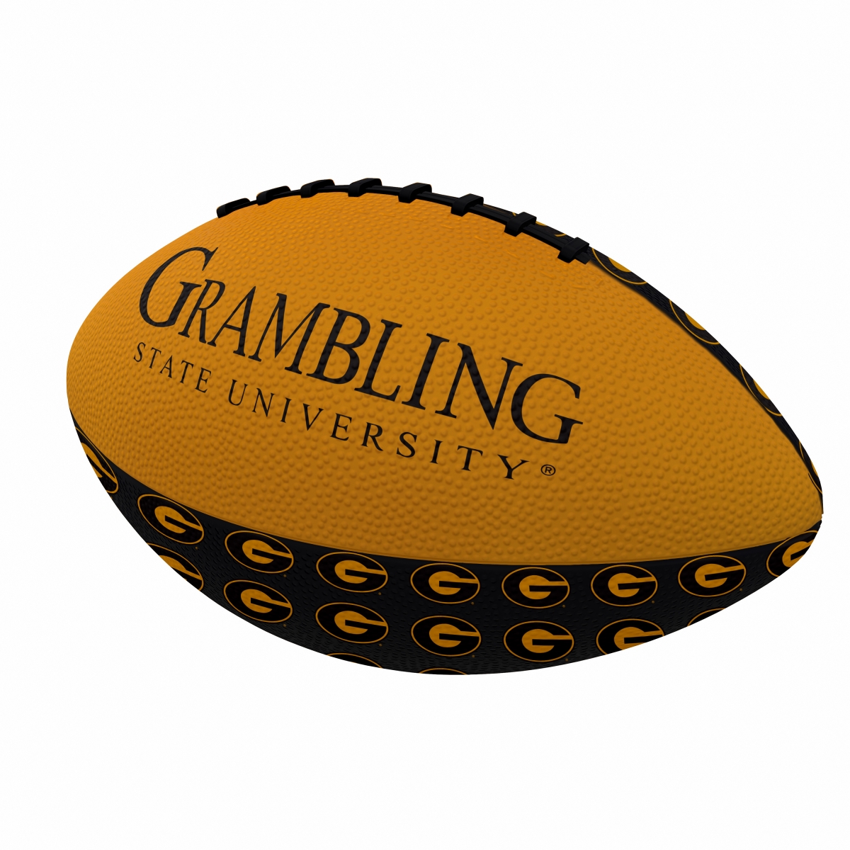 144-93MR-3 Grambling Mini Size Rubber Footballl