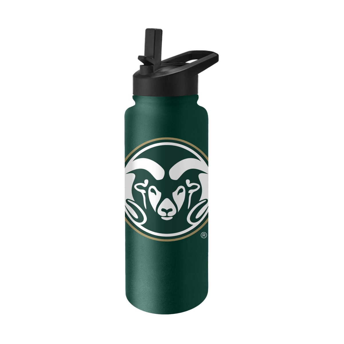 127-S34QB-8 Colorado State 34 oz Logo Quencher Bottle