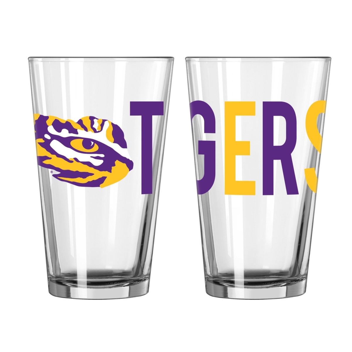 Picture of Logo Chair 510668 16 oz NCAA LSU Tigers Overtime Pint Glass
