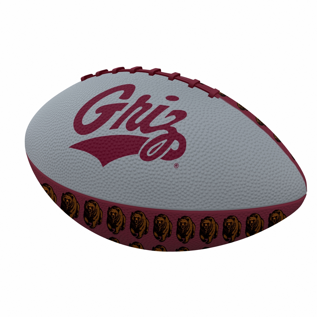 179-93MR-3 Montana Repeating Mini-Size Rubber Football