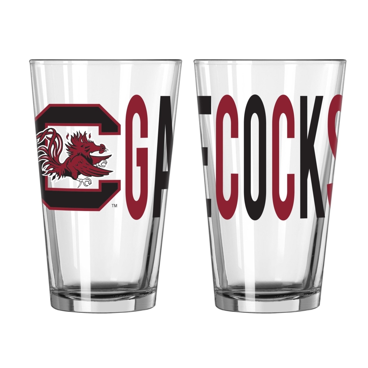 Picture of Logo Chair 510700 16 oz NCAA South Carolina Gamecocks Overtime Pint Glass