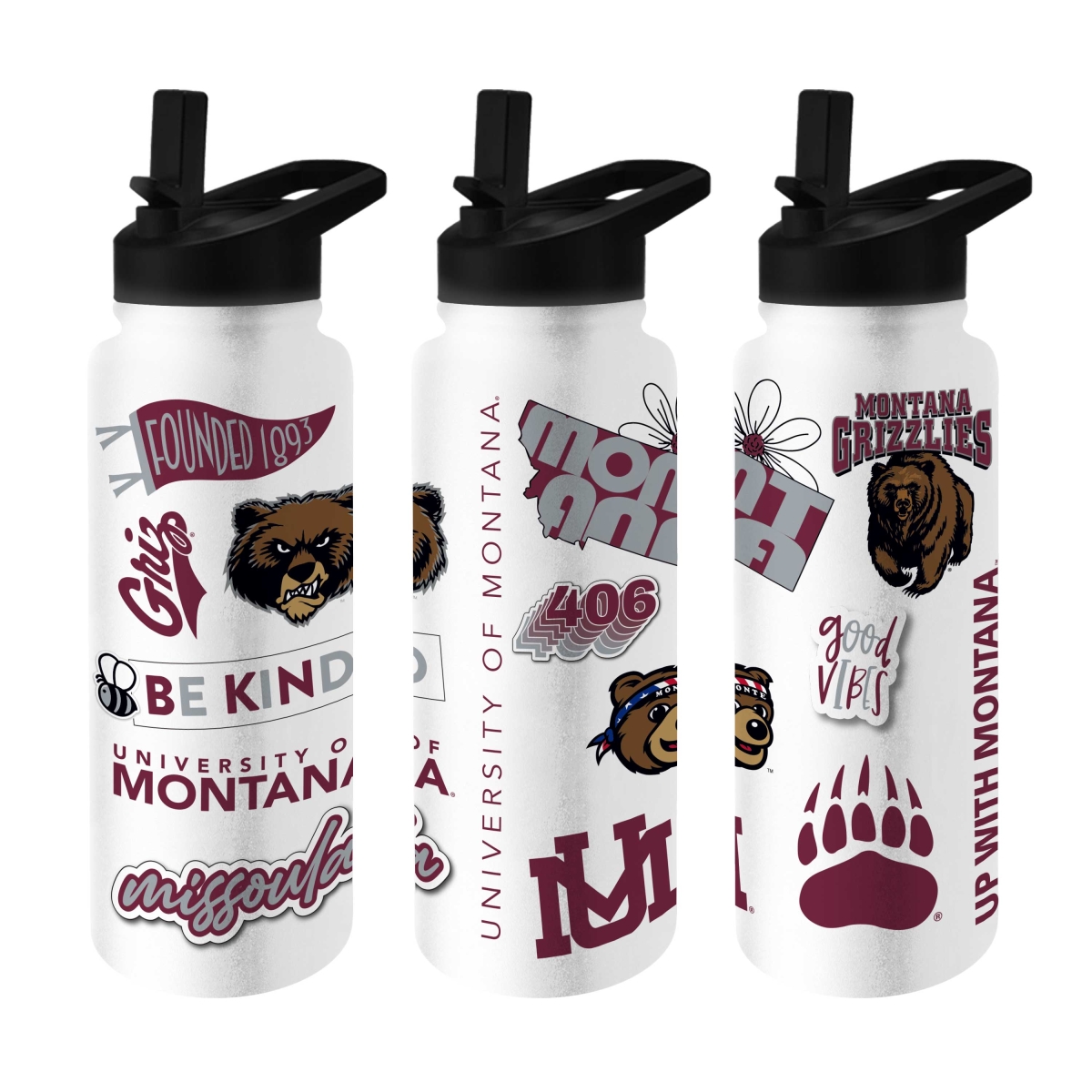 179-S34QB-63 Montana 34 oz Native Quencher Bottle