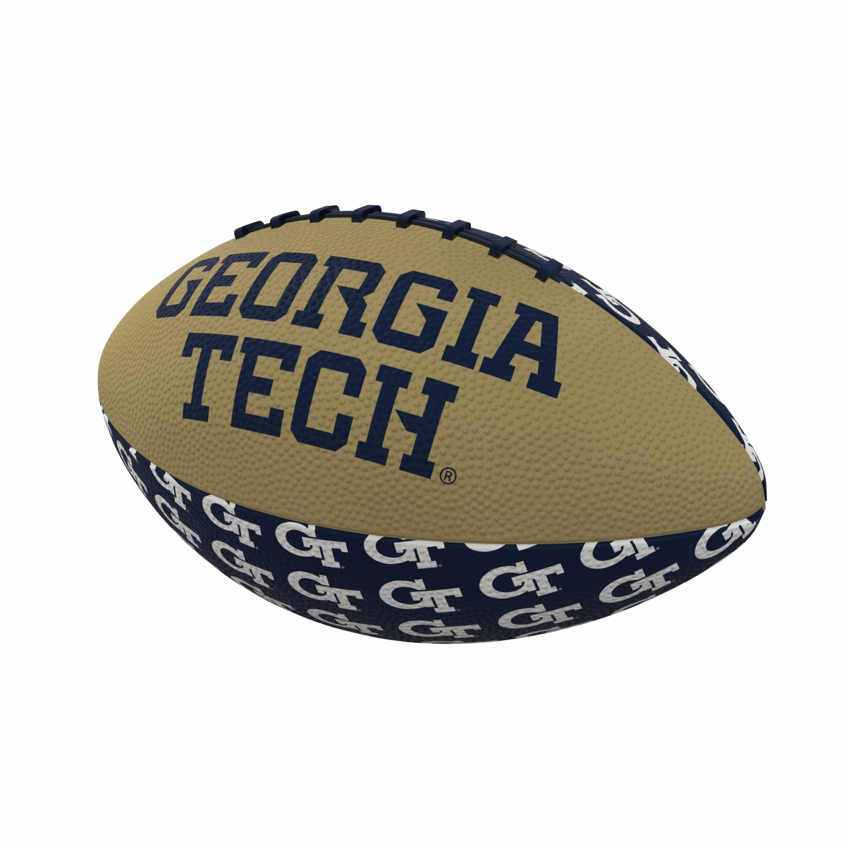 Picture of Logo Brands 143-93MR-3 Georgia Tech Rubber Football - Mini