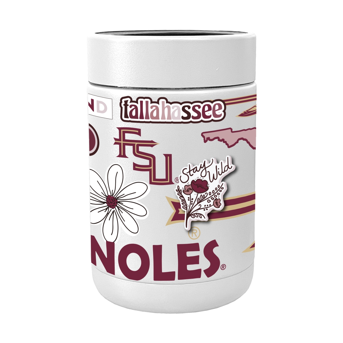136-SCOOLP-63 NCAA Florida State Seminoles Powder Native Coat Coolie