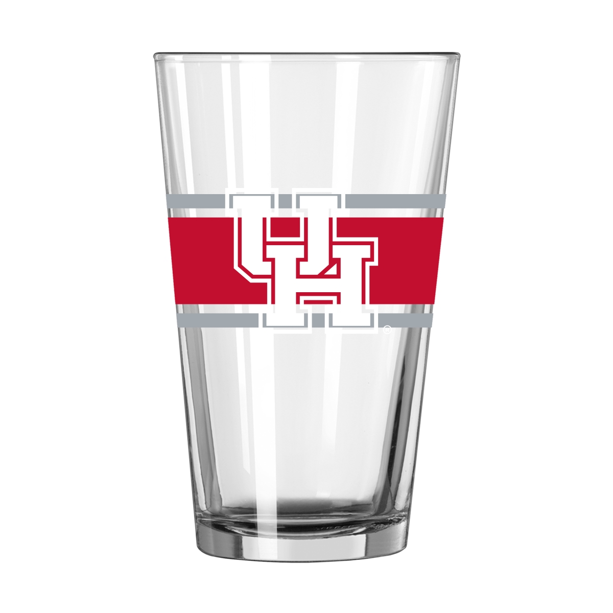 148-G16P-16 Houston 16 oz Stripe Pint Glass