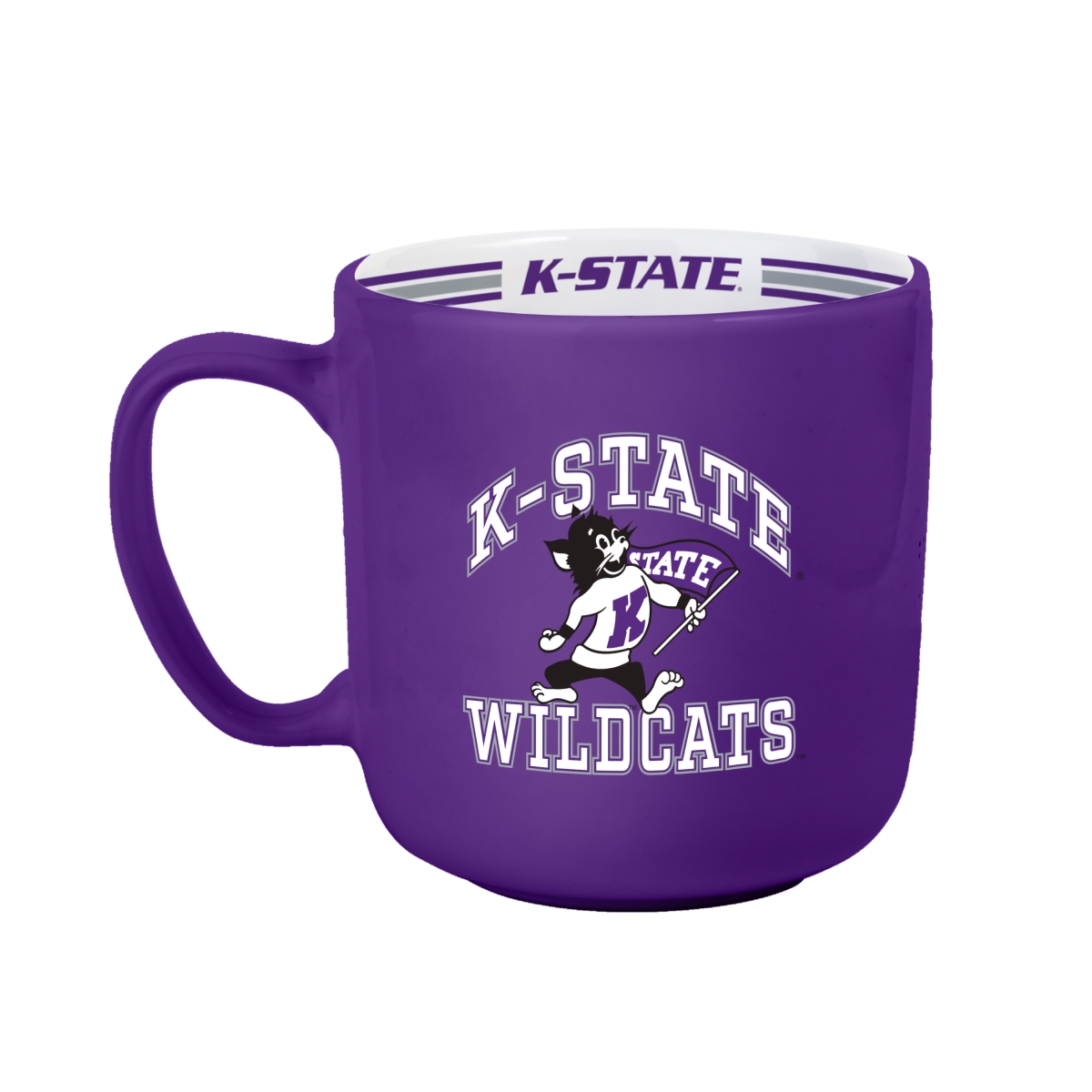 158-C15SM Kansas State 15 oz Stripe Mug