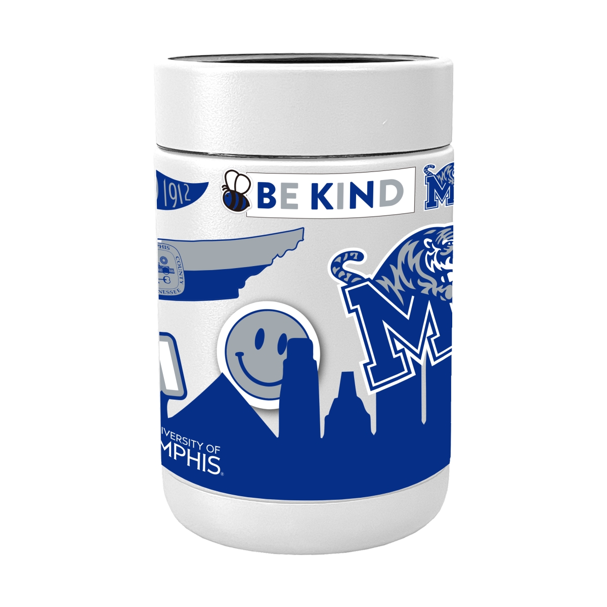 168-SCOOLP-63 Memphis Tigers Powder Native Coat Coolie