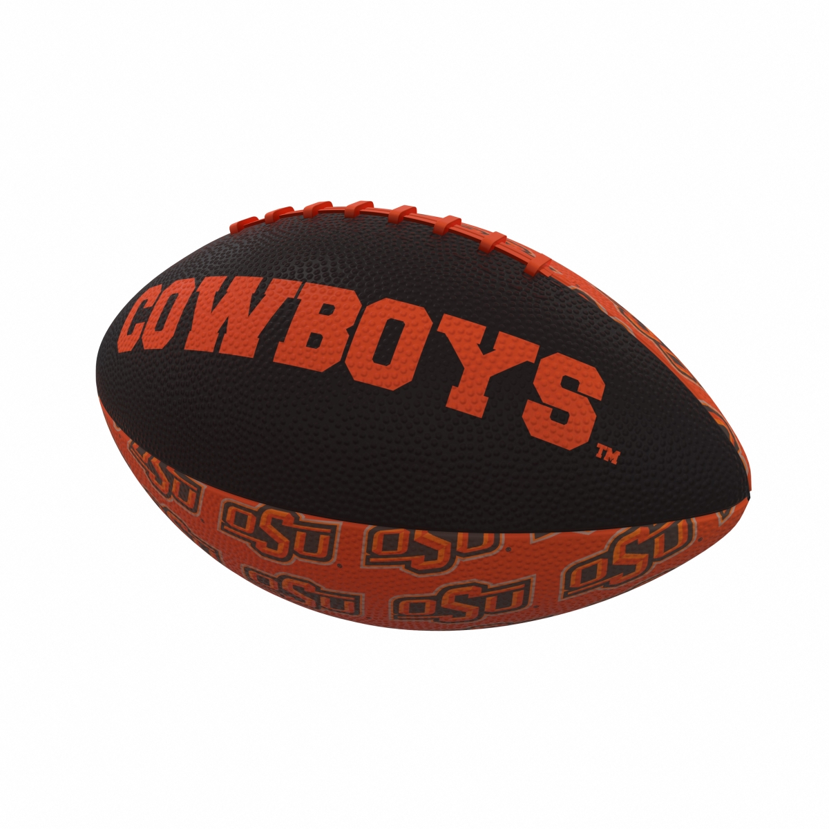 193-93MR-3 OK State Repeating Mini-Size Rubber Football