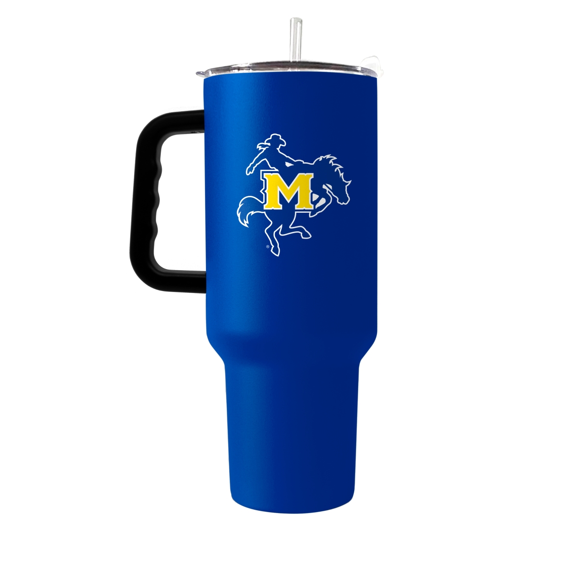180-S40PT-34 McNeese State 40 oz Flipside Powder Coat Tumbler