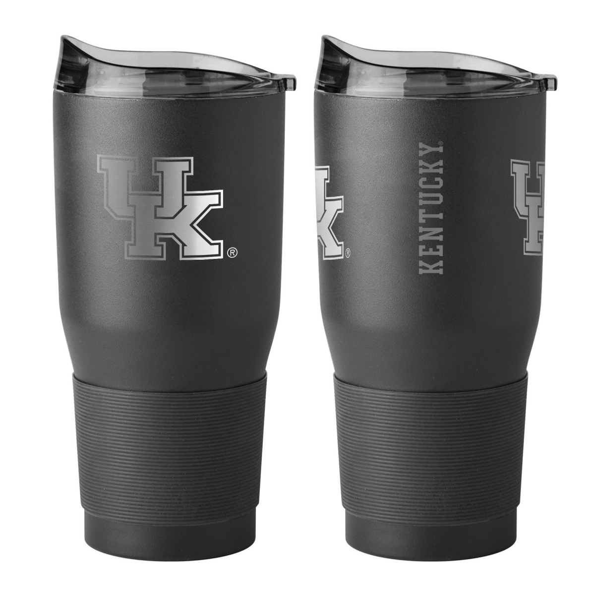 Picture of Logo Chair 538088 30 oz NCAA Kentucky Wildcats Etched Black Powder Coat Tumbler