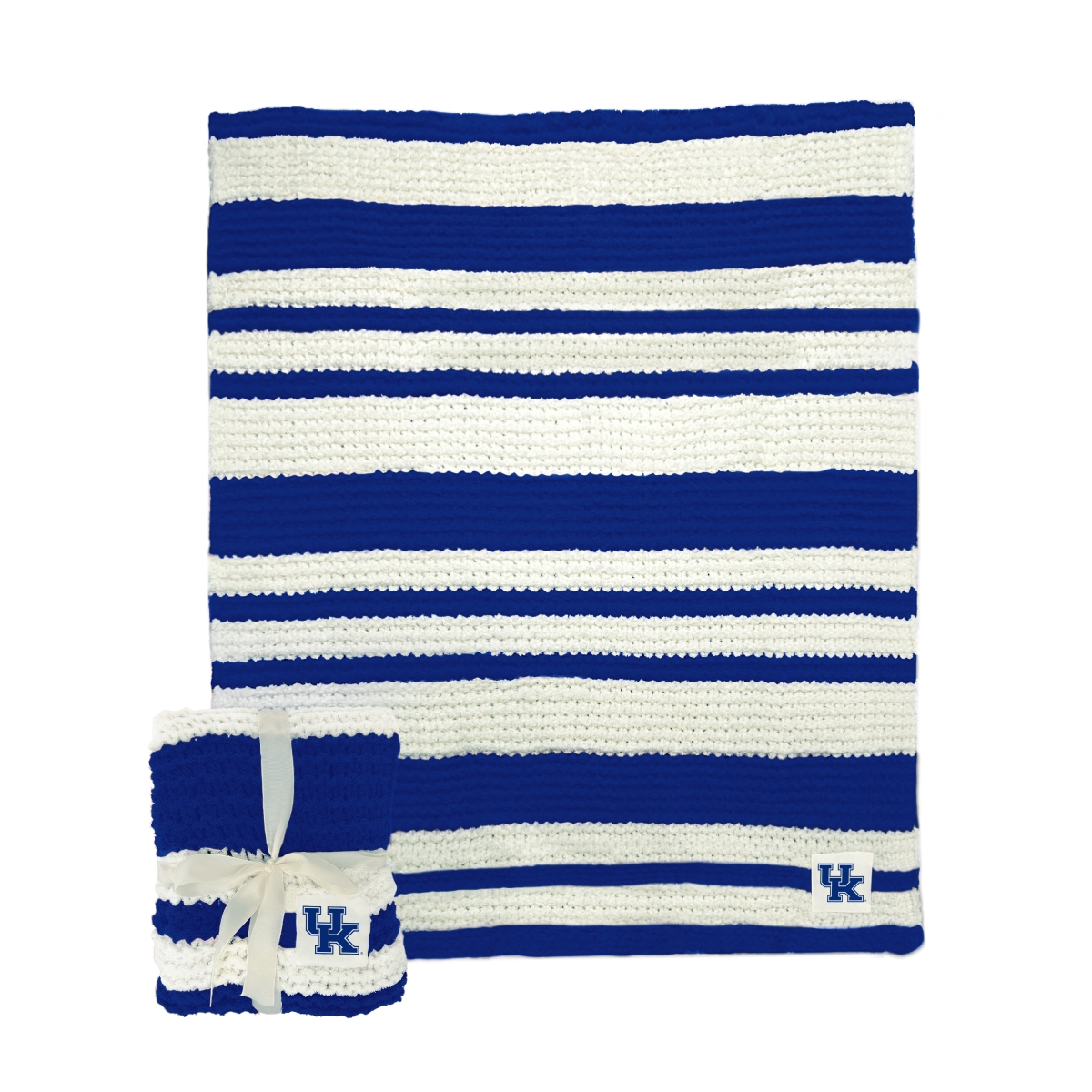 Picture of Logo Brands 159-282 50 x 60 in. Kentucky Cable Knit Throw