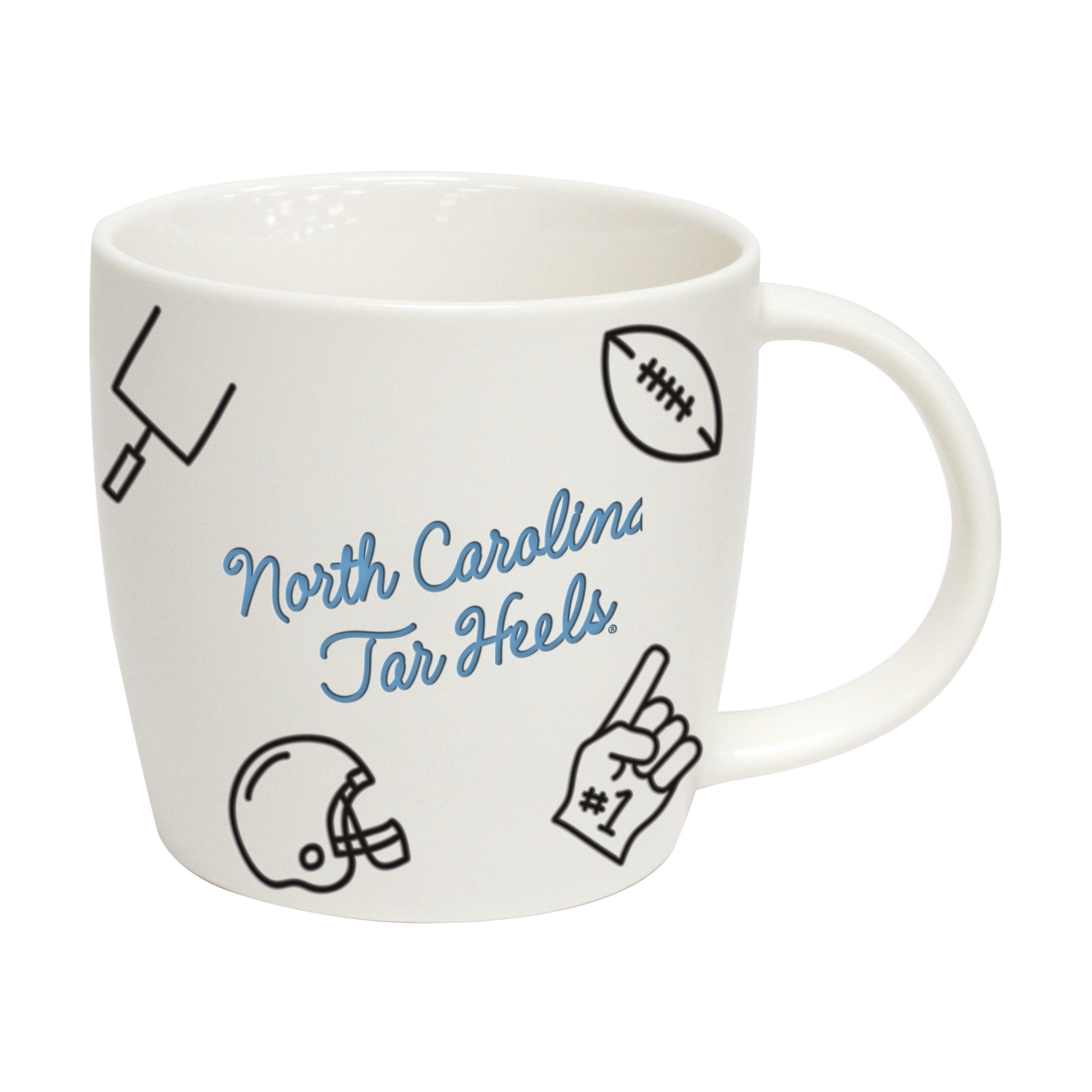 Picture of Logo Brands 185-C18PM 18 oz North Carolina Playmaker Mug