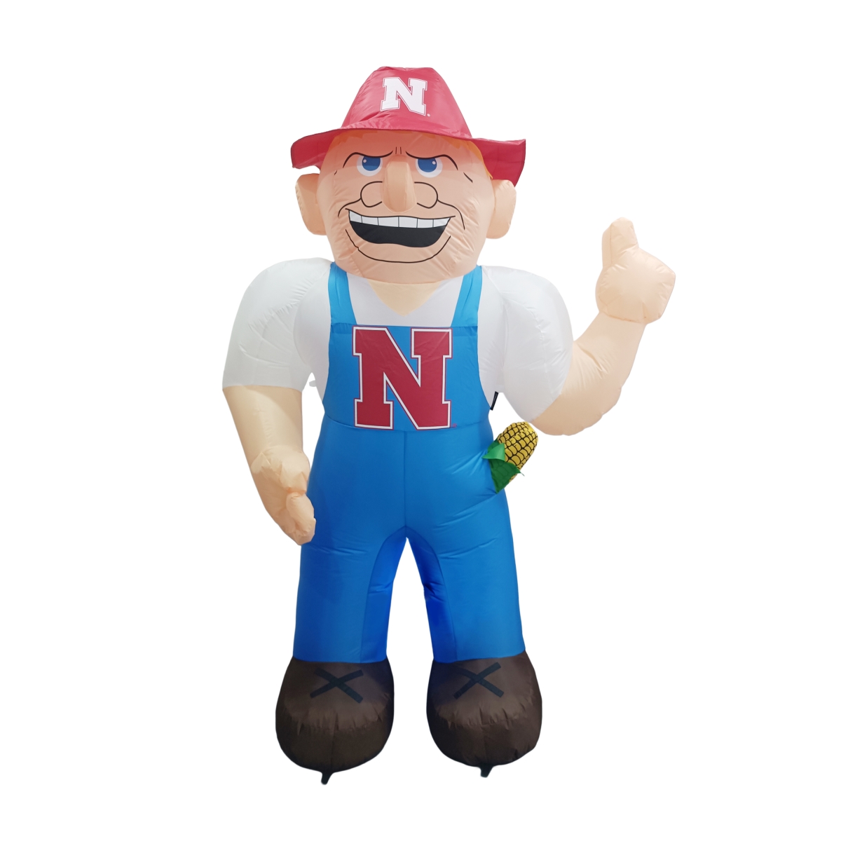 182-100-HB 7 ft. Yard Nebraska Inflatable Herbie Mascot