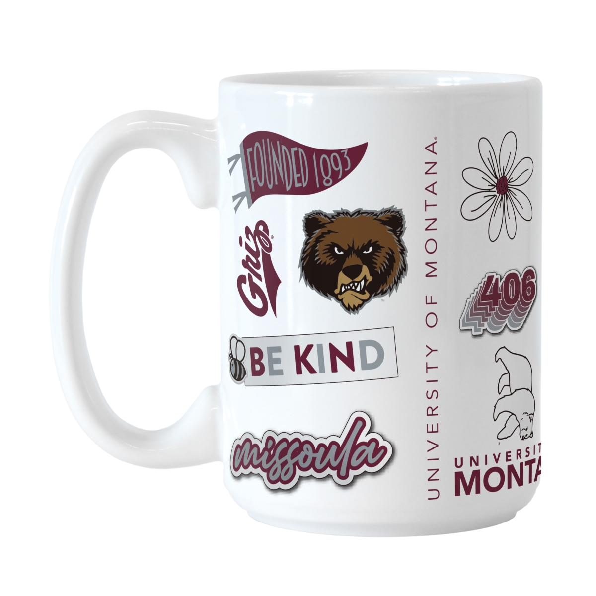 Picture of Logo Brands 179-C15M-63 Montana 15 oz Native Sublimated Mug