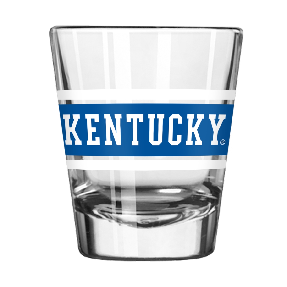 Picture of Logo Brands 159-G2S-16 Kentucky 2 oz Stripe Shot Glass