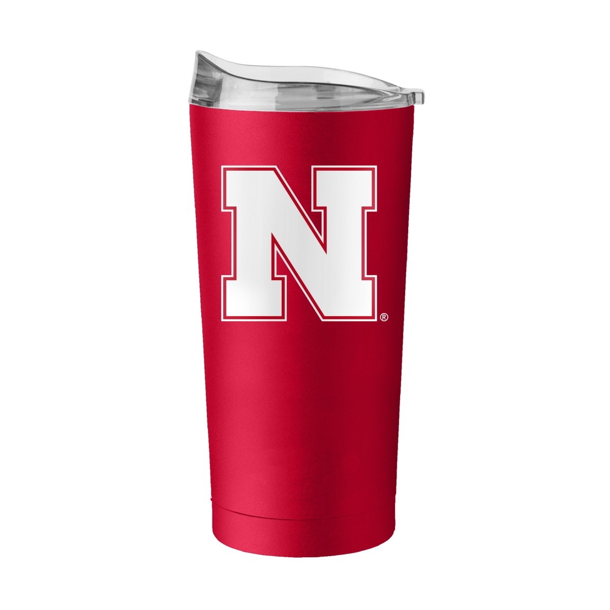 182-S20PT-34 Nebraska 20 oz Flipside Powder Coat Tumbler