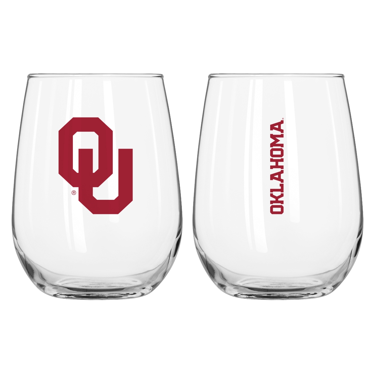 192-G16CB-1 Oklahoma 16 oz Gameday Curved Beverage Glass
