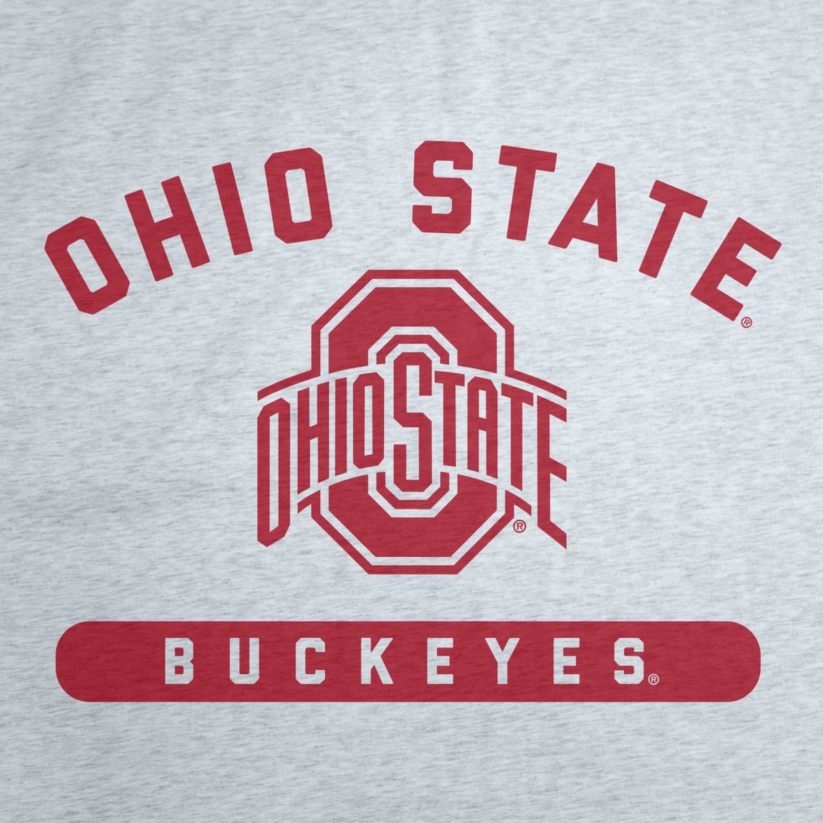 191-74DS-AGRY Ohio State Athletic Gray Sublimated Sweatshirt Blanket