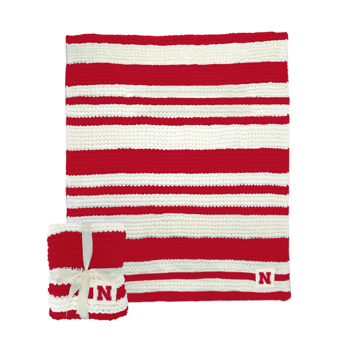182-282 50 x 60 in. Nebraska Cable Knit Throw