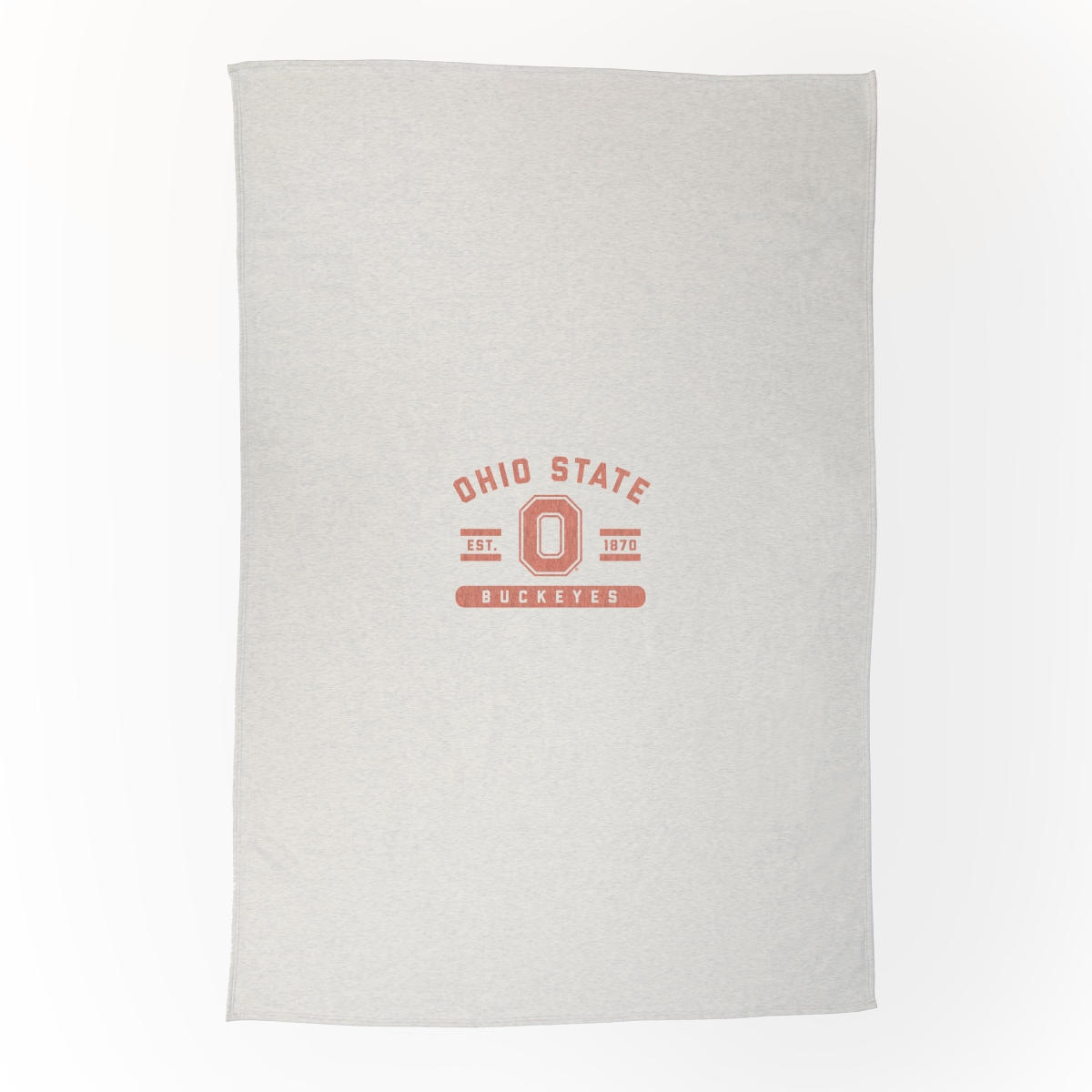 Picture of Logo Brands 191-74DS Ohio State Sublimated Sweatshirt Blanket