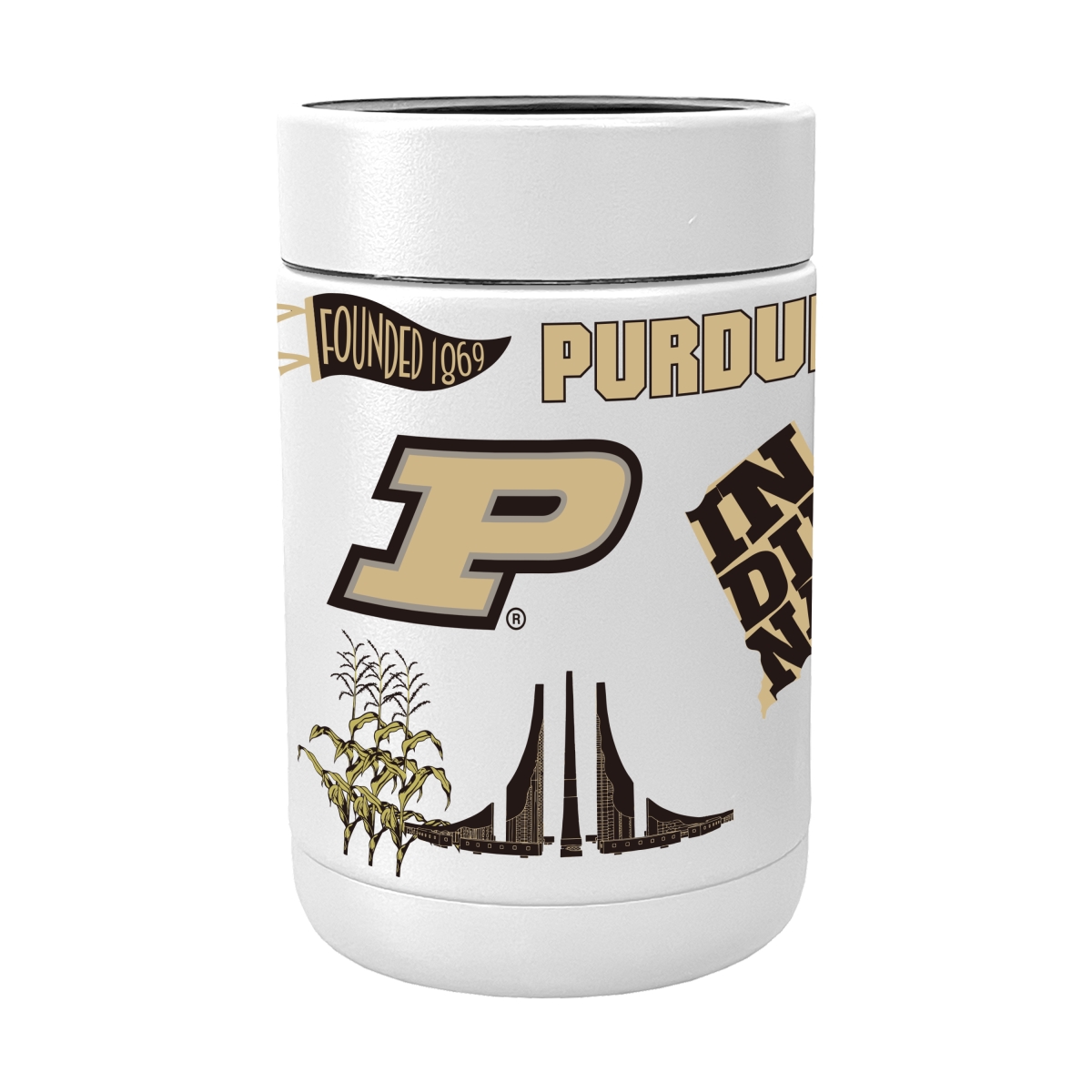 201-SCOOLP-63 NCAA Purdue University Boilermakers Powder Native Coat Coolie